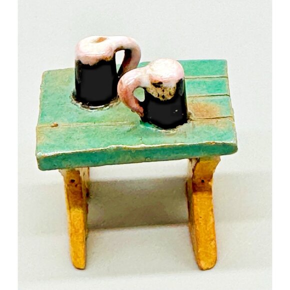 Vintage Redware Polka Band Musician Figurines Beer Tuba Trumpet Accordion Czech - Picture 11 of 16